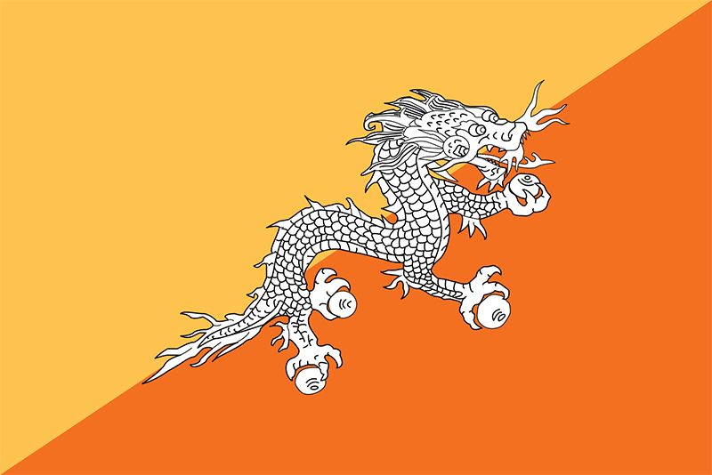 kc bet.com - Flag of Bhutan